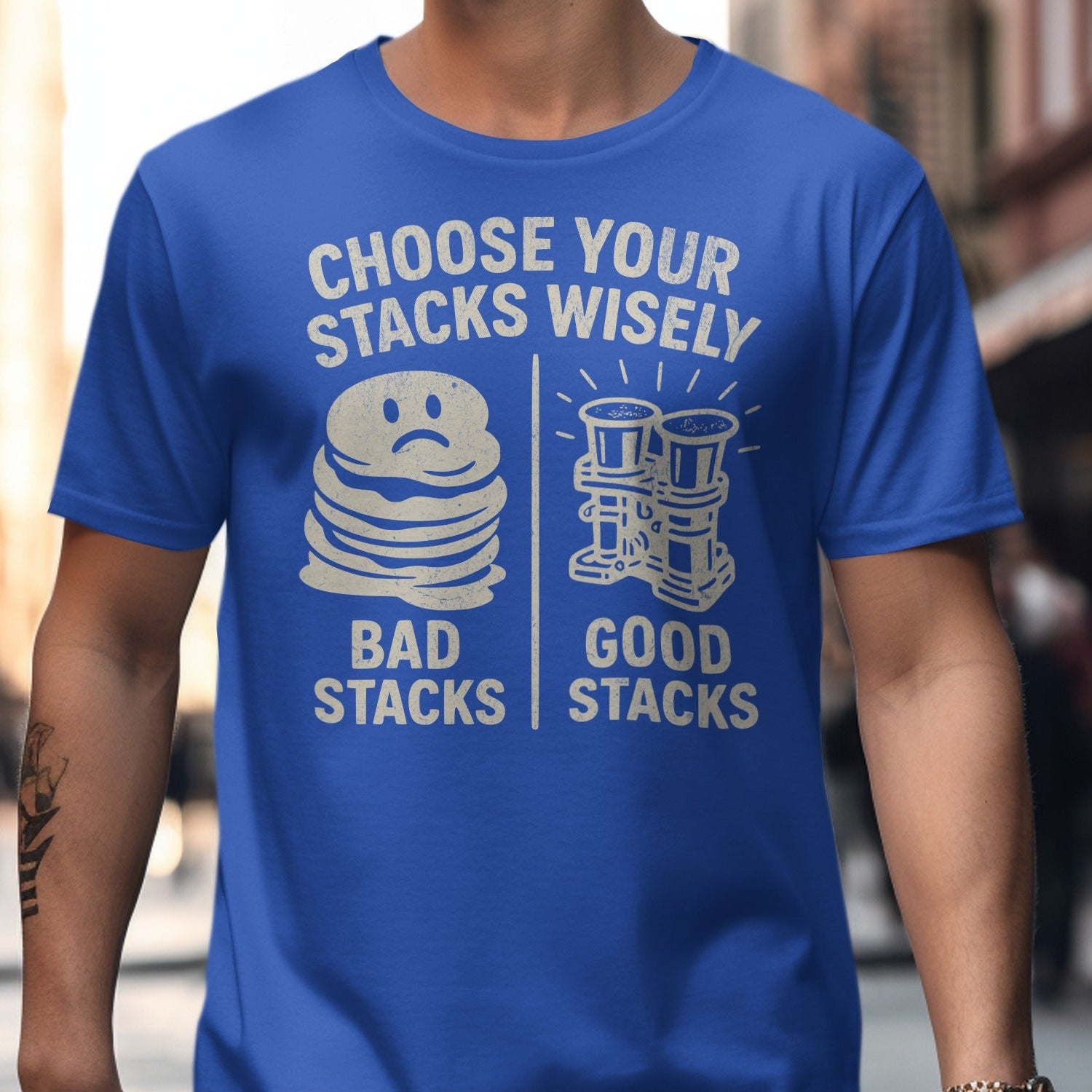 Choose Your Stacks Wisely Graphic T-Shirt product