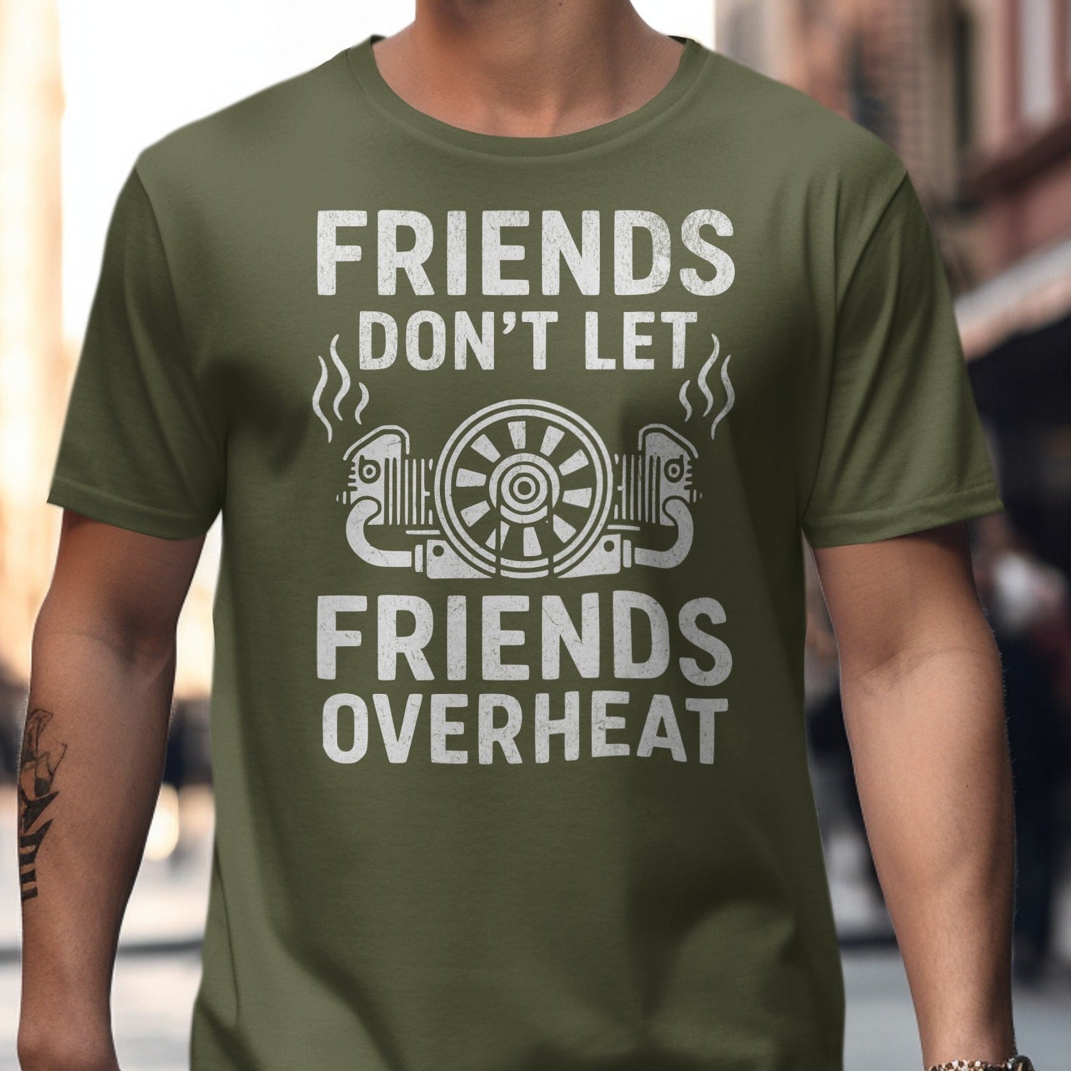 Friends Don't Let Friends Overheat T-shirt product