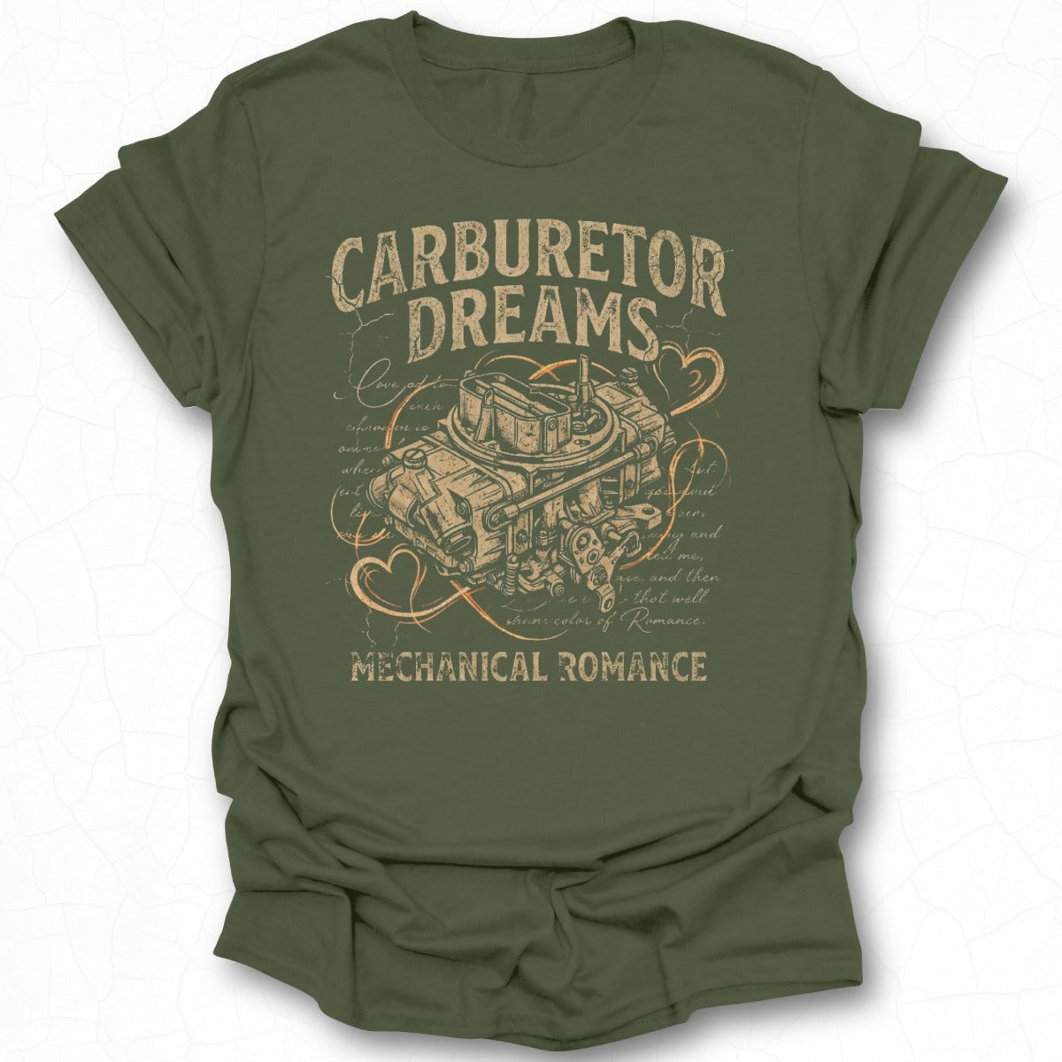Carburetor Dreams Mechanical Romance T-Shirt