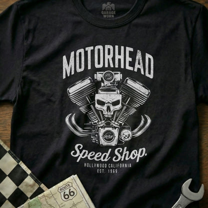 MOTORHEAD Speed Shop Hollywood California T-Shirt