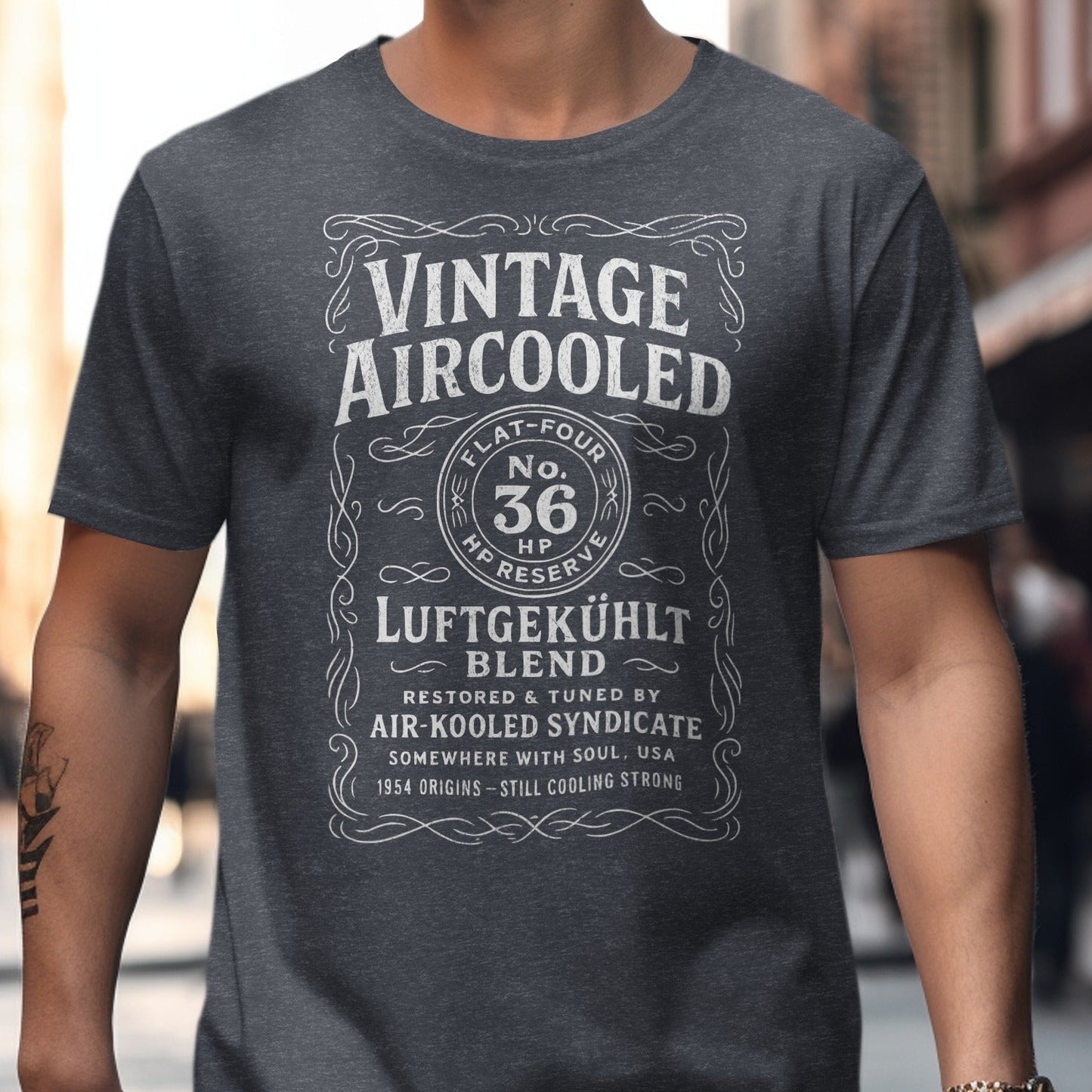 Vintage Aircooled Luftgekühlt Blend Graphic Shirt product type