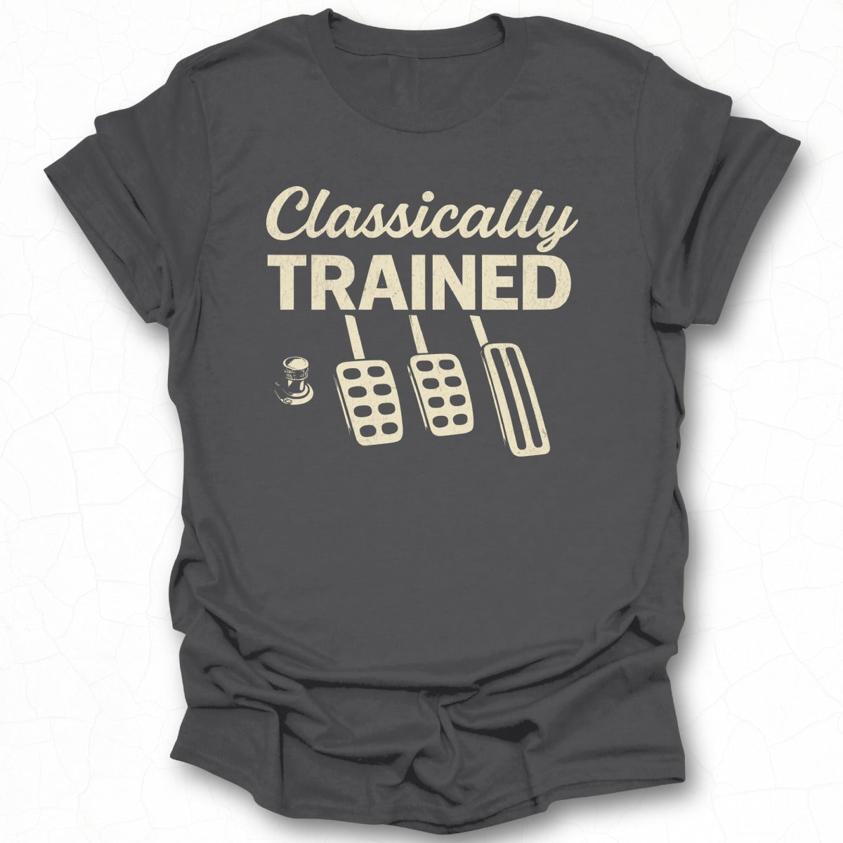 Classically Trained Graphic Motorsport Themed T-shirt