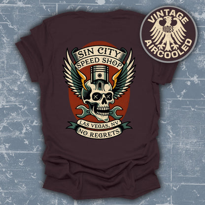 Sin City Speed Shop Vintage Aircooled T-shirt