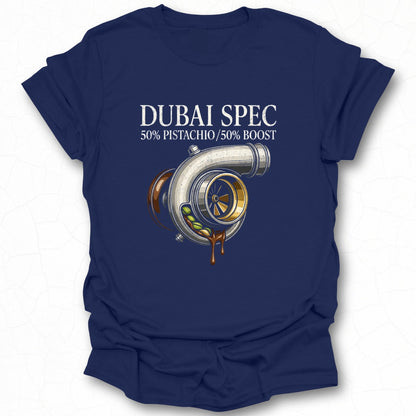Dubai Spec 50% Pistachio 50% Boost Graphic T-Shirt
