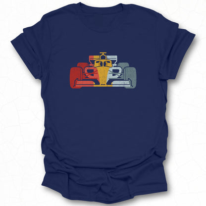 Vintage Race Car Graphic Racing T-Shirt