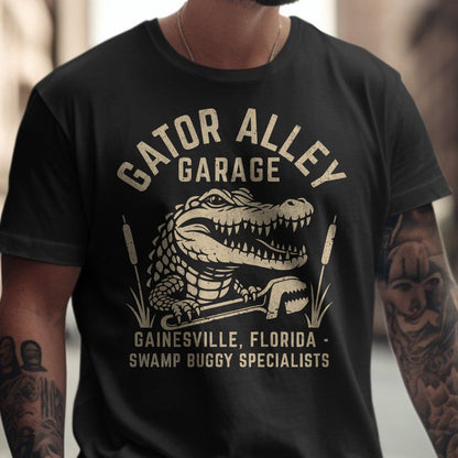 Gator Alley Garage Gainesville Swamp Buggy Specialists shirt