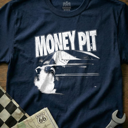 Money Pit Graphic Classic Car Themed Shirt for Car Enthusiasts
