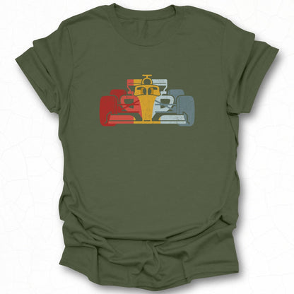 Vintage Formula Racing Shirt for Car Enthusiasts