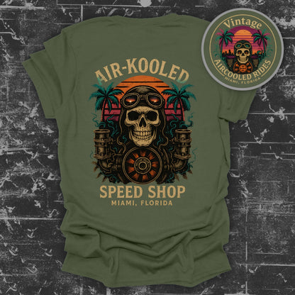 Air-Kooled Speed Shop Miami Florida Vintage Shirt