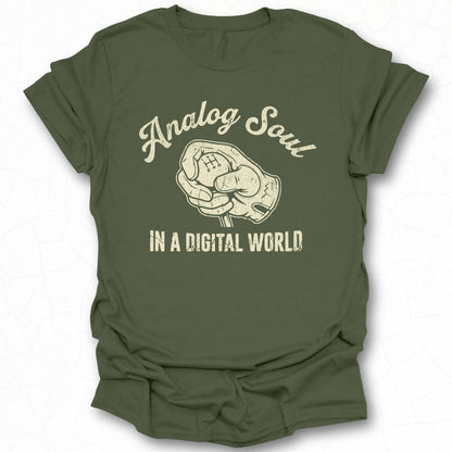 Analog Soul In A Digital World Graphic Tee