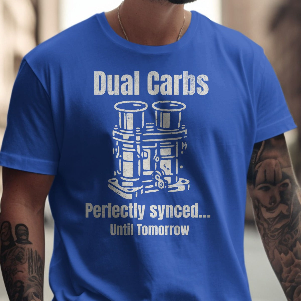 Dual Carbs Perfectly Synced Until Tomorrow T-shirt product