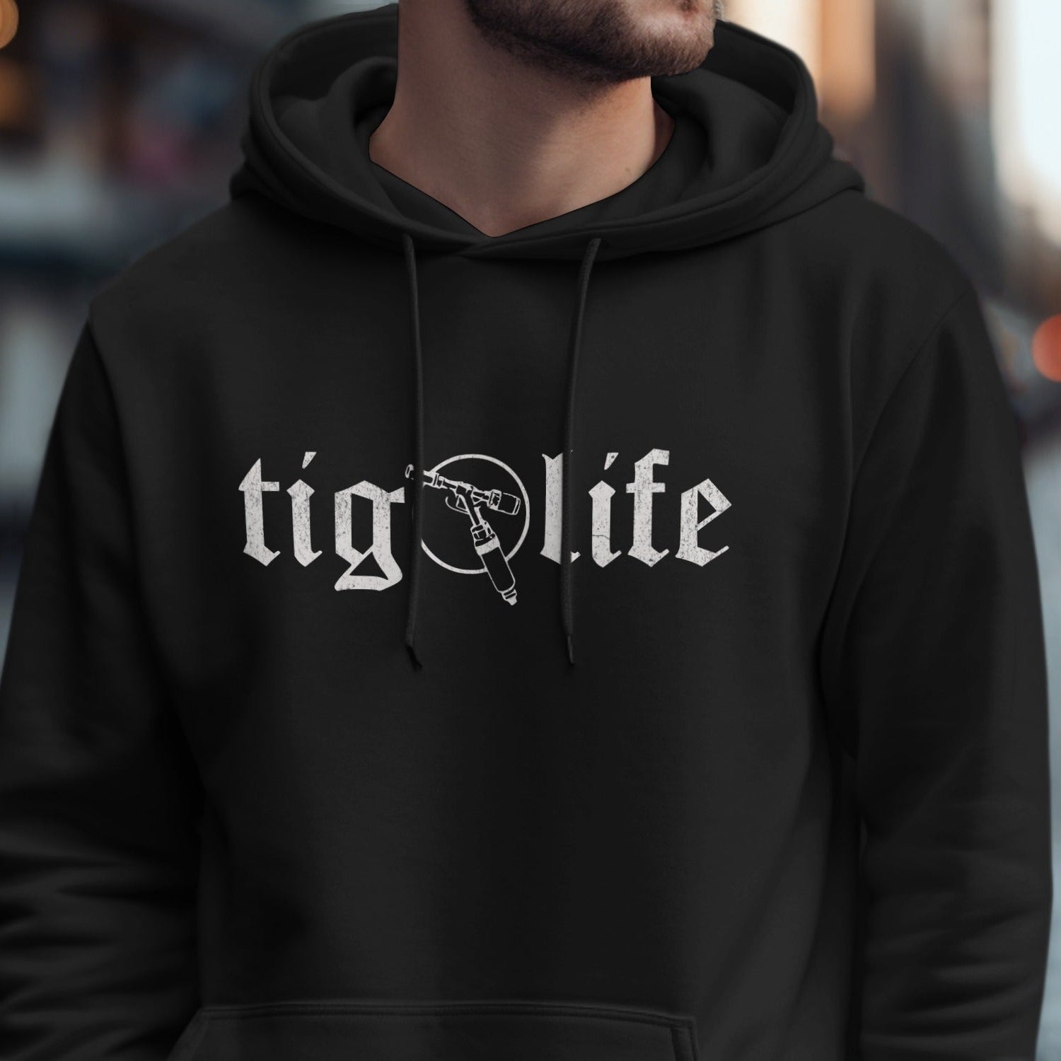 Tig Life Welding Hoodie for Welders Bold Design