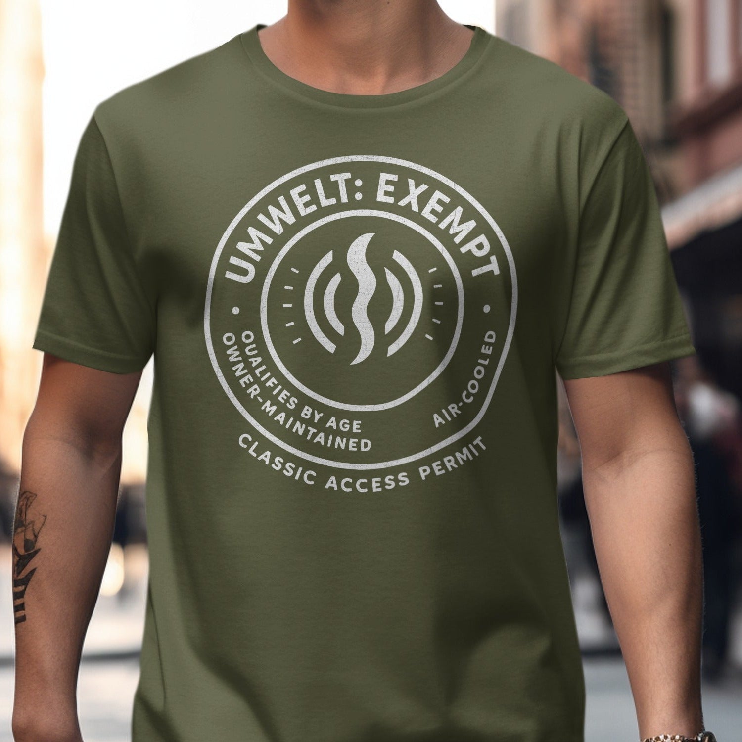 Umwelt Exempt Classic Access Permit T-shirt product