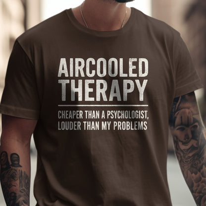 Aircooled Therapy Cheaper Than a Psychologist T-shirt