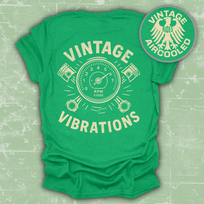 Vintage Vibrations Aircooled Rides Graphic Tee product