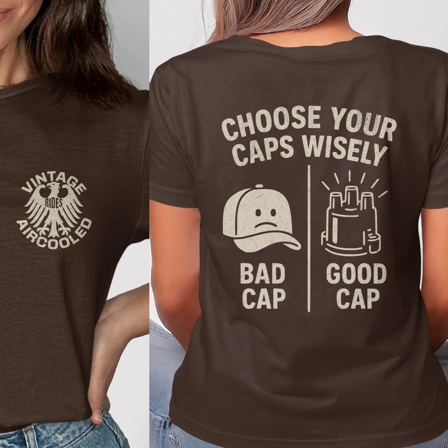 Choose Your Caps Wisely Vintage Rides T-Shirt product