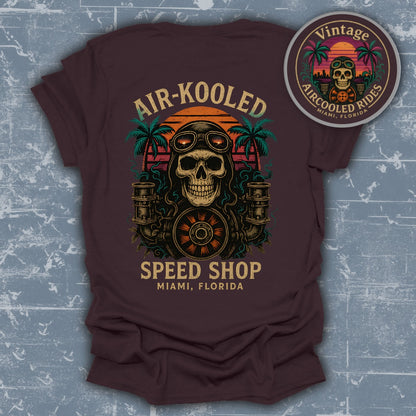 Air-Kooled Speed Shop Miami Florida Vintage Shirt