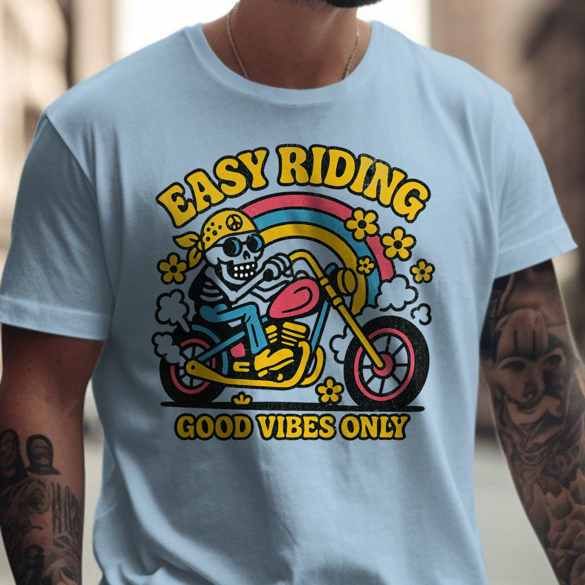 Easy Riding Good Vibes Only Graphic T-Shirt product