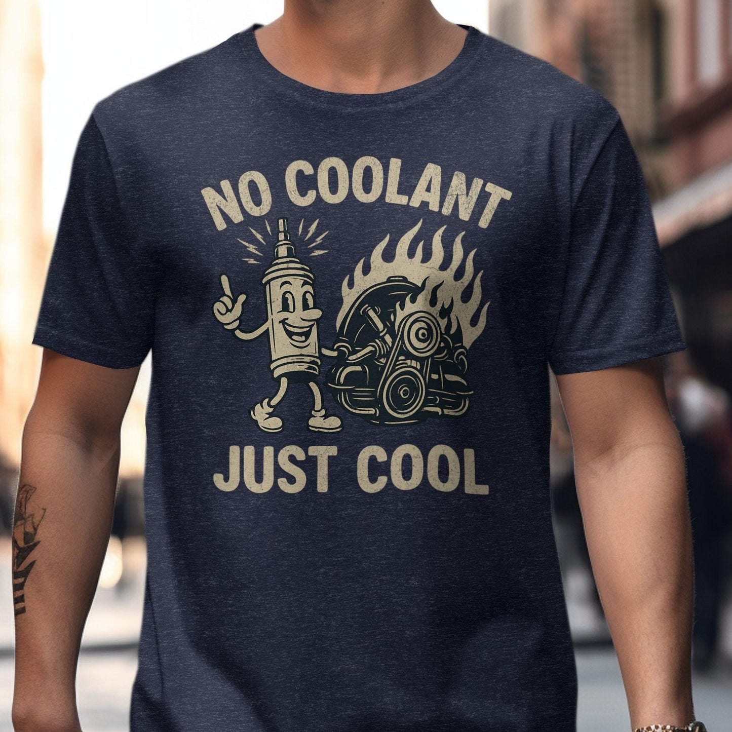 No Coolant Just Cool Graphic T-shirt product type