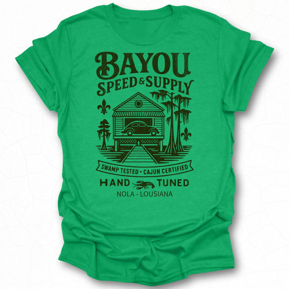 Bayou Speed and Supply Swamp Tested Cajun Certified Shirt