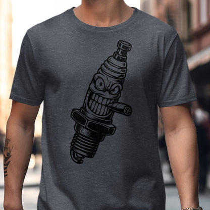 Edgy Spark Plug with Cigar Graphic Tee product