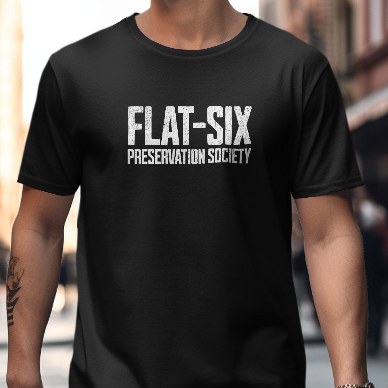 Flat-Six Preservation Society Graphic Tee product type
