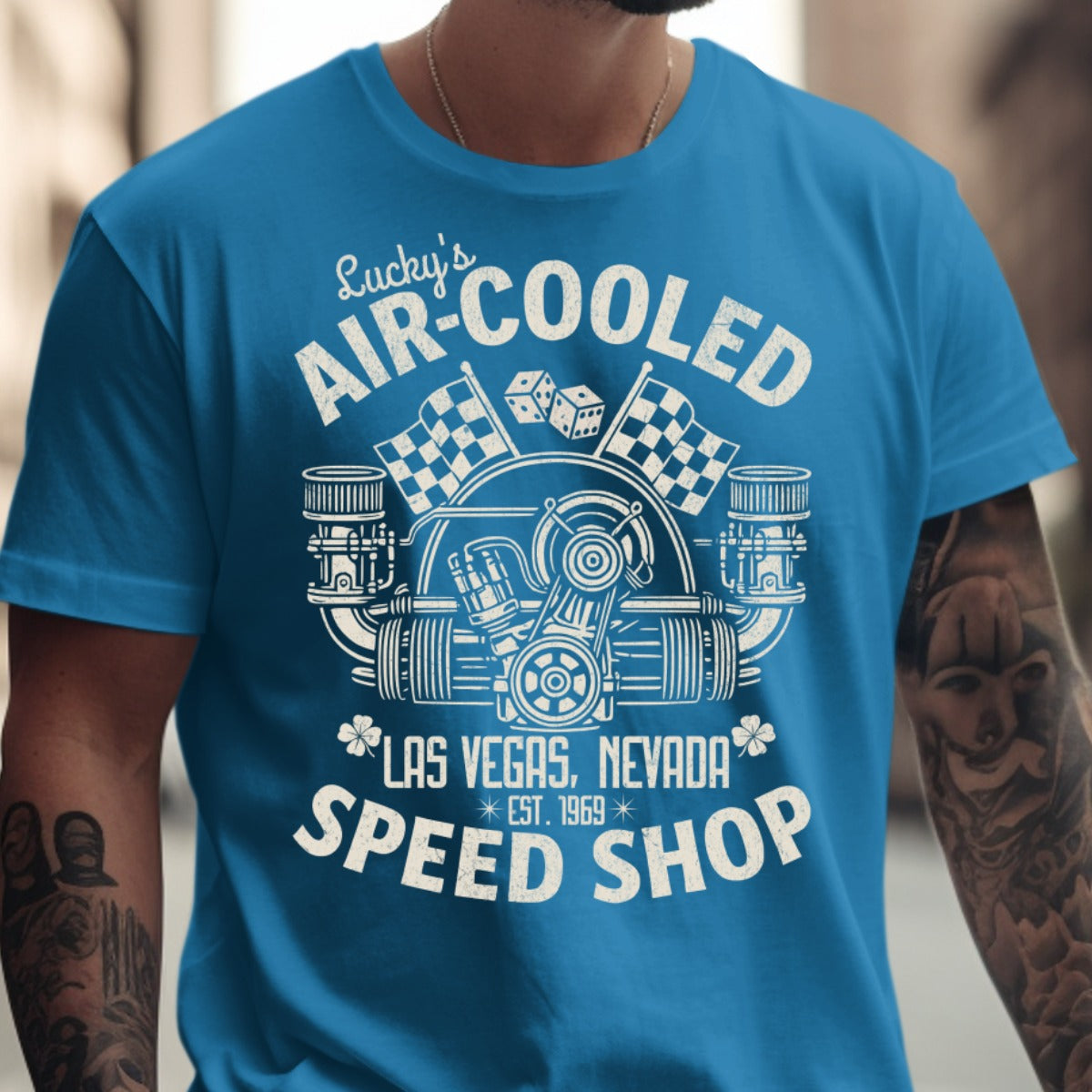 Air Cooled Speed Shop Racing Graphic T-Shirt product