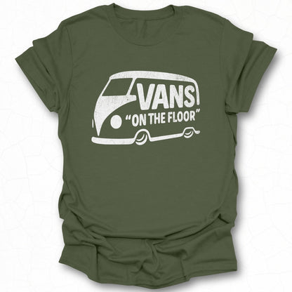 Cool Vintage Style VANS On The Floor T-Shirt Product