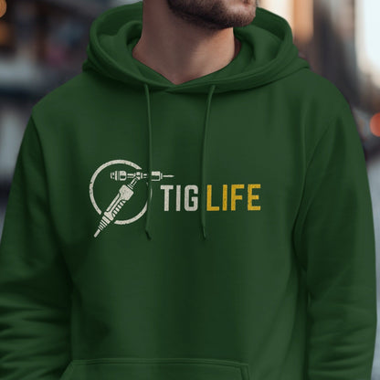 TIG Life Welders Green Hoodie Perfect Gift Idea