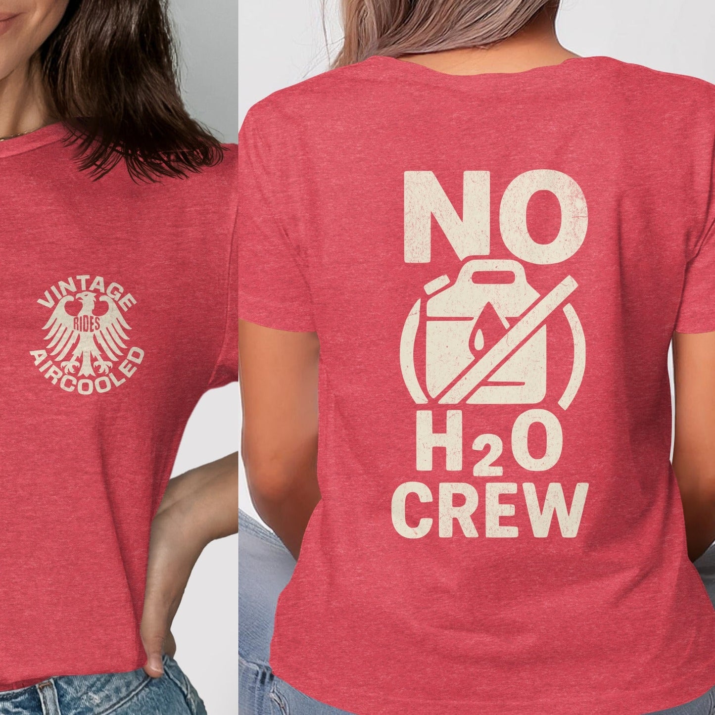 Vintage Aircooled No H2O Crew Graphic T-Shirt product type