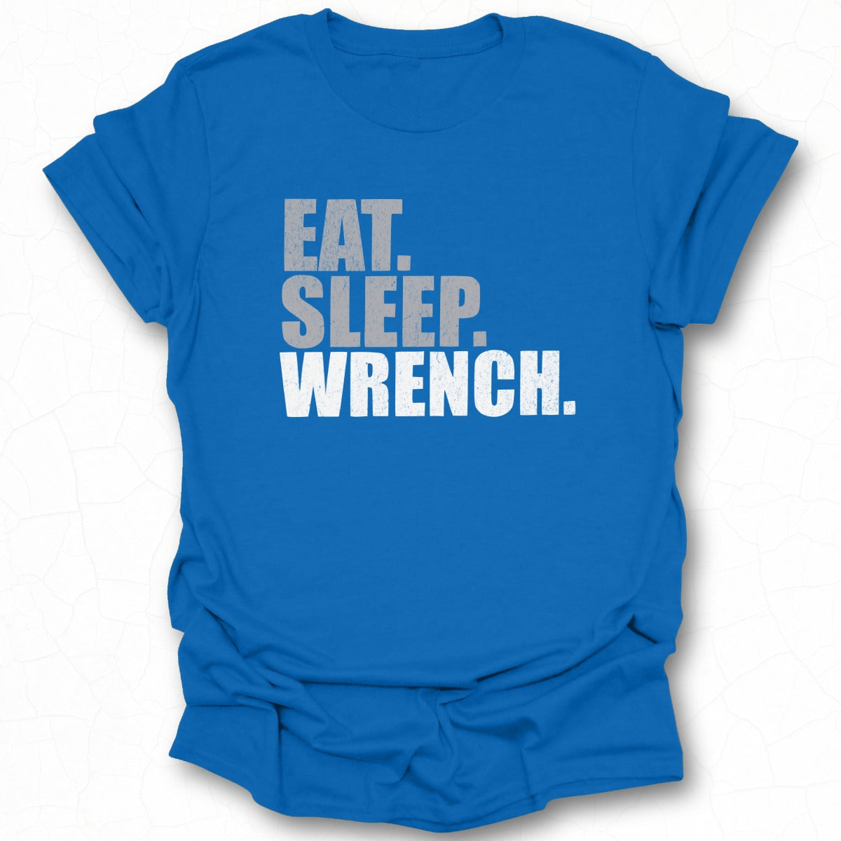 Eat Sleep Wrench Graphic Moto Enthusiast Shirt