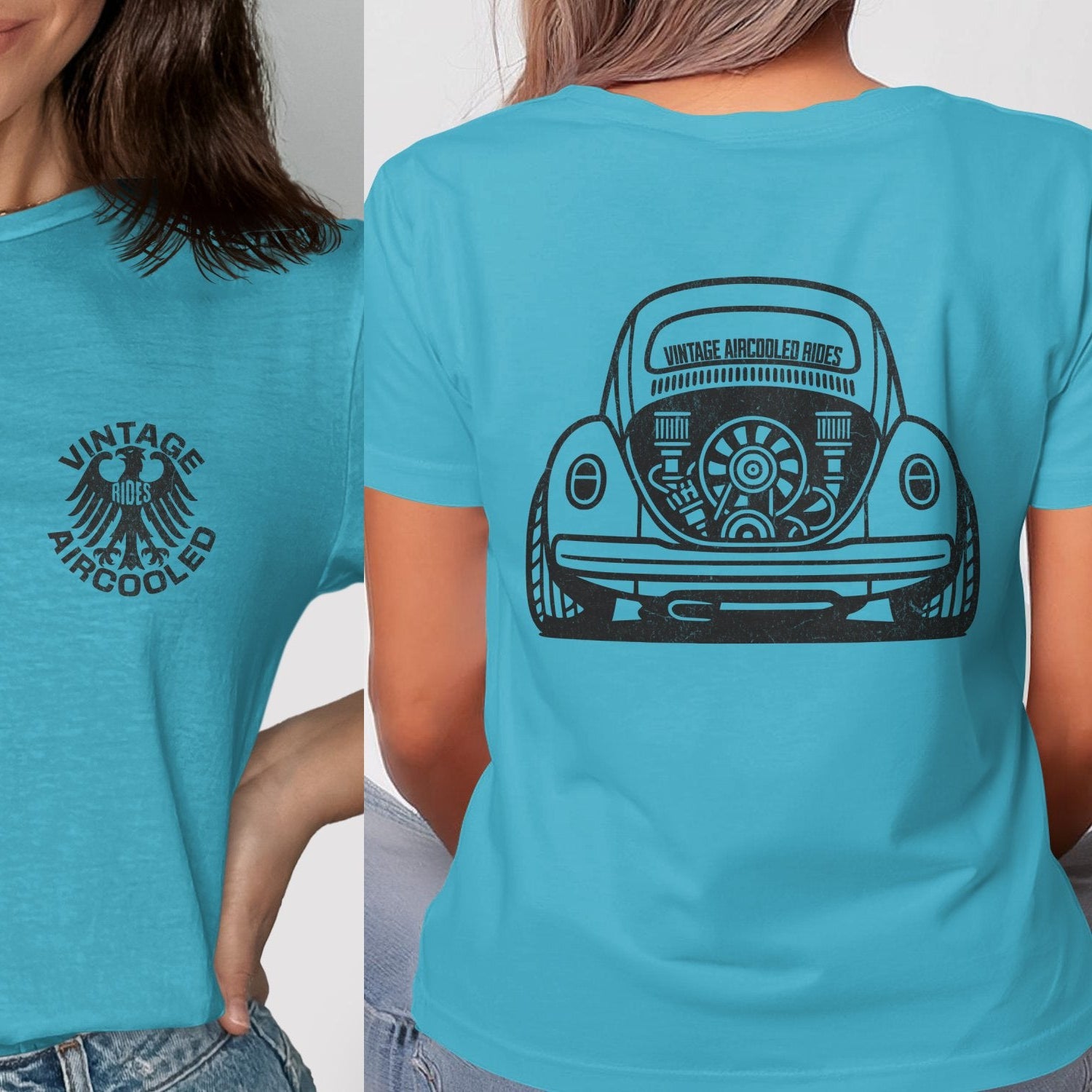 Vintage Aircooled Rides Graphic T-shirt product type