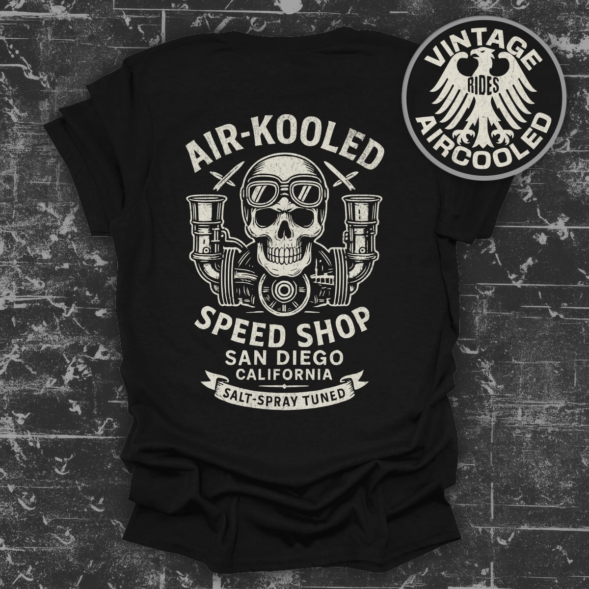 Air-Kooled Speed Shop San Diego California T-shirt product