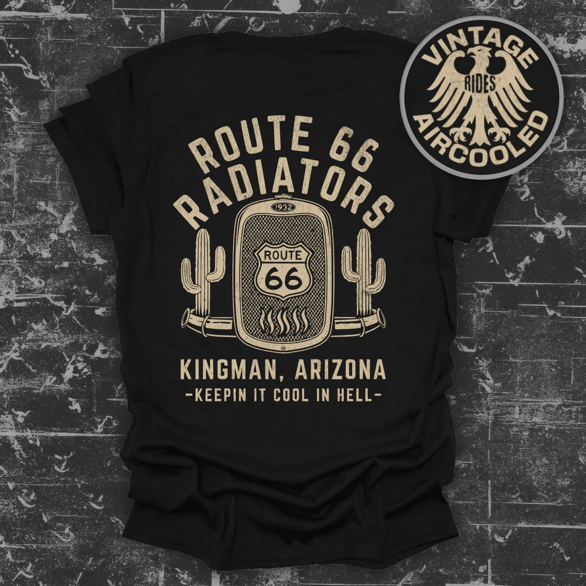 Route 66 Radiators Keepin It Cool In Hell T-Shirt