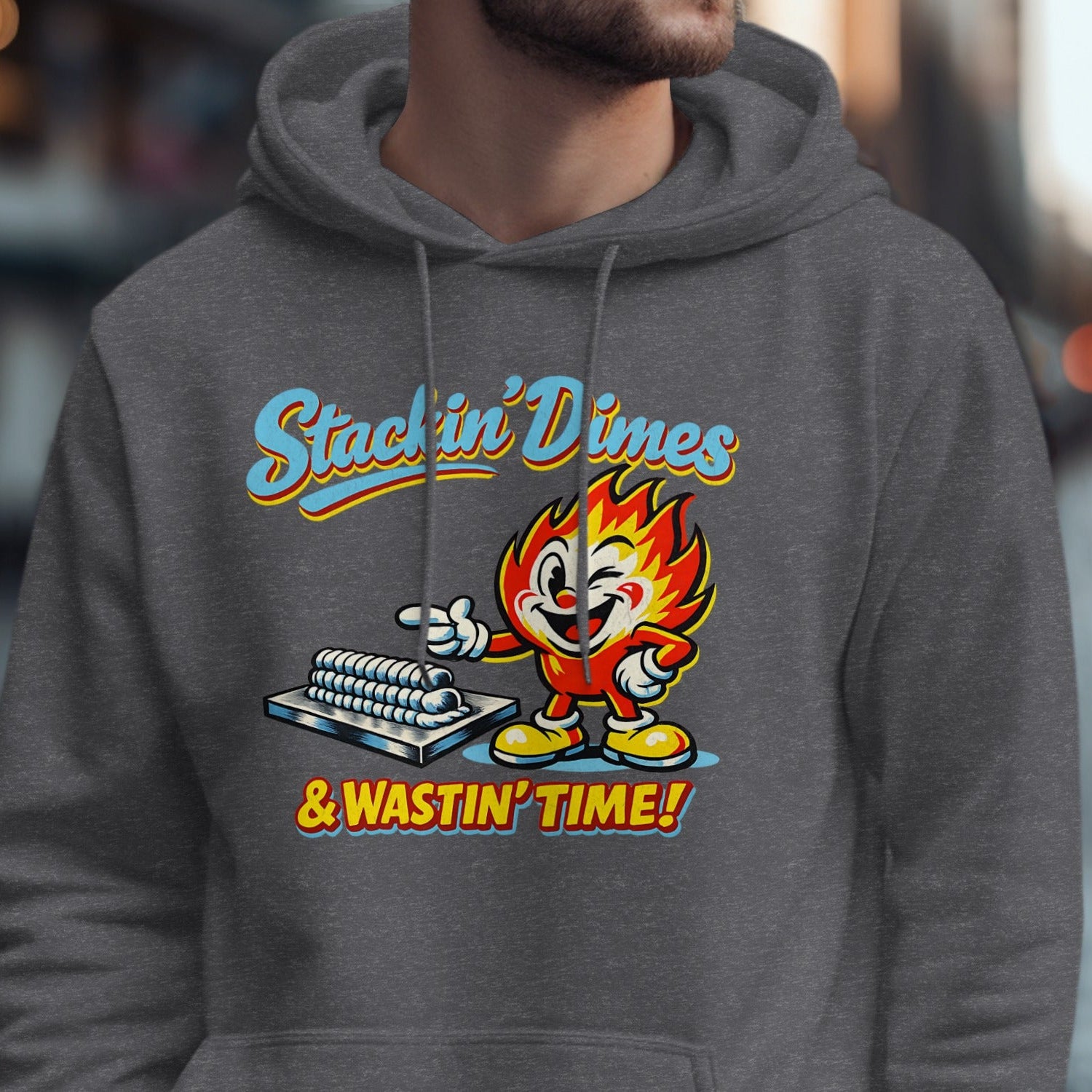 Stackin' Dimes & Wastin' Time Graphic Hoodie