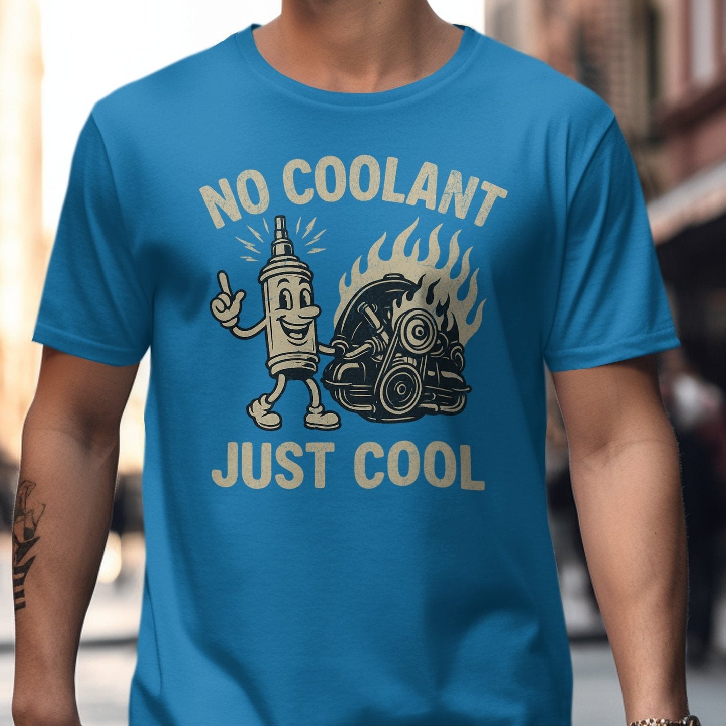 No Coolant Just Cool Graphic Printed T-shirt product type