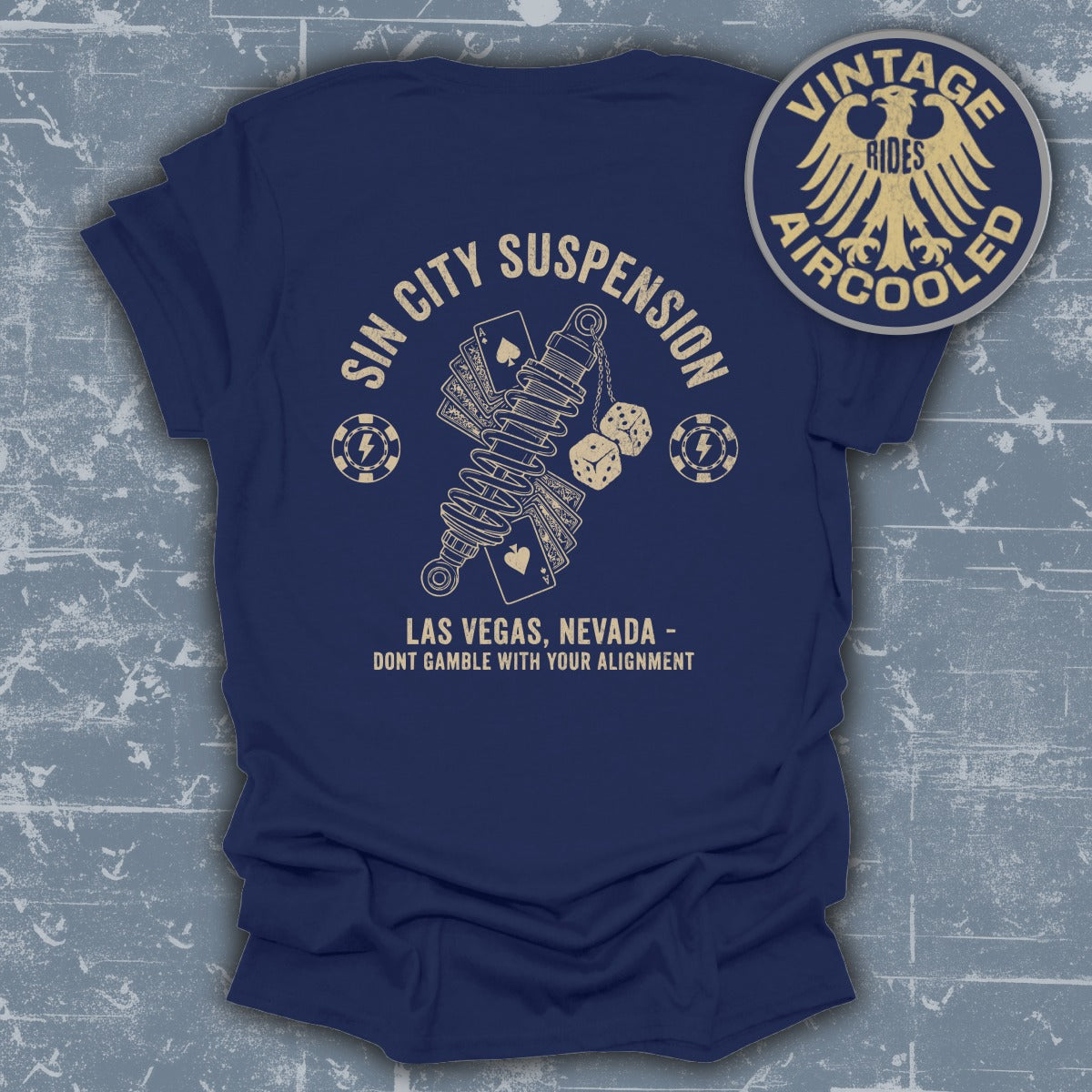 Sin City Suspension Vintage Rides Aircooled T-Shirt