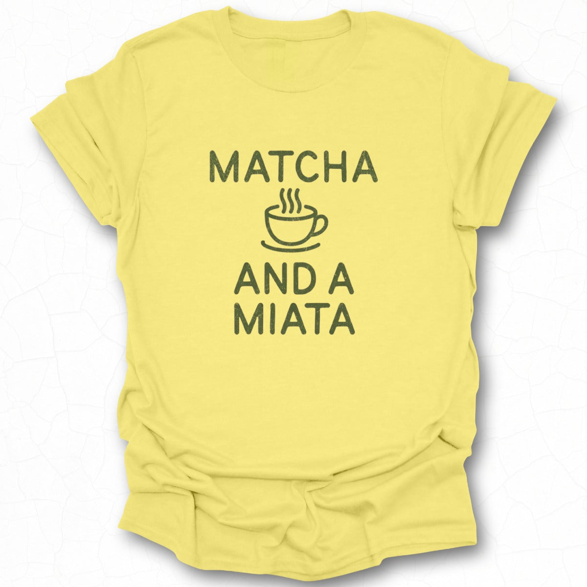 Matcha and a Miata Unique Graphic Shirt