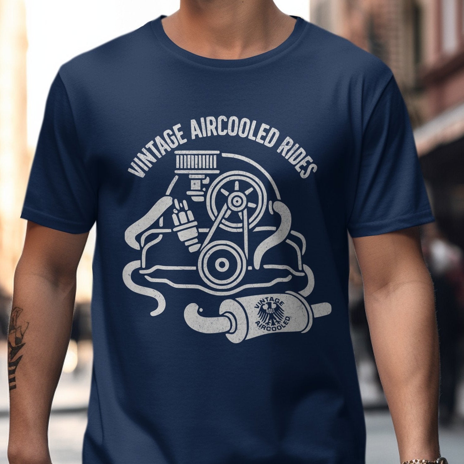 Vintage Aircooled Rides Graphic T-Shirt product