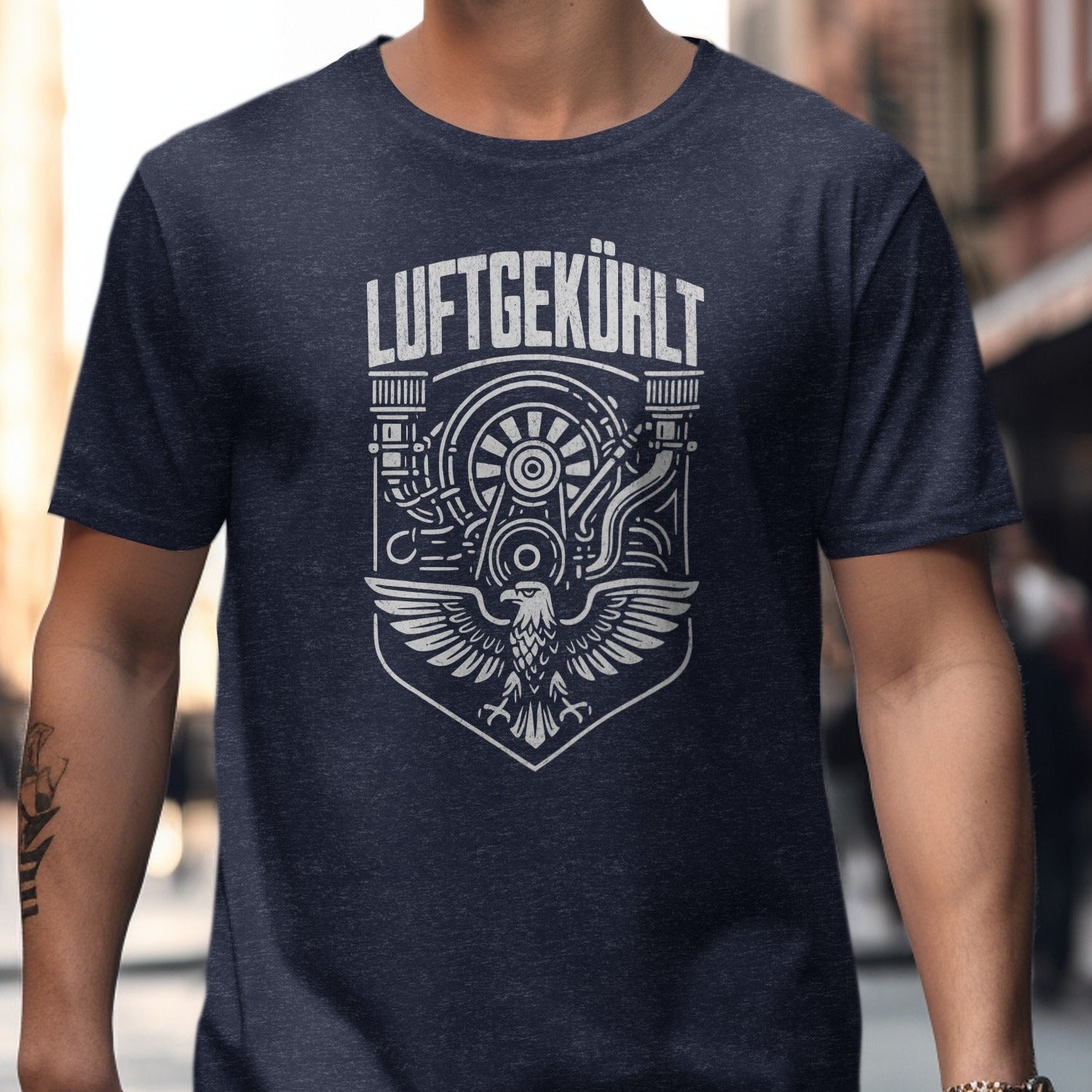 Luftgekühlt Engine Design Men's T-Shirt product