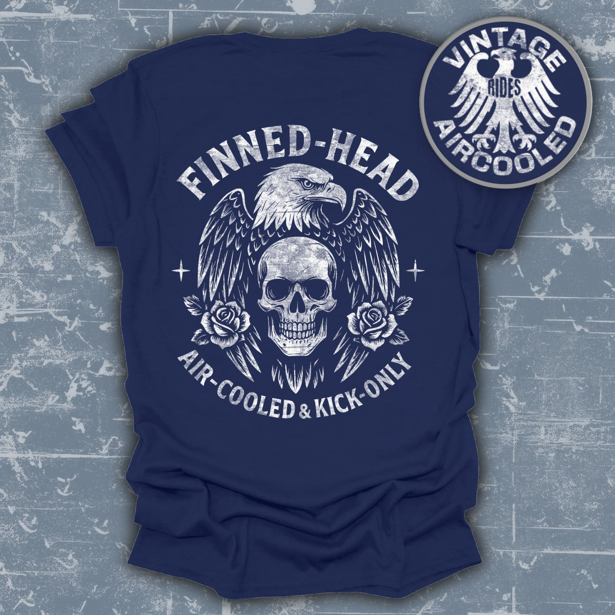 Finnead Head Air Cooled Kick Only Graphic T-Shirt