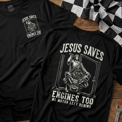 Jesus Saves Engines Too No Motor Left Behind product type
