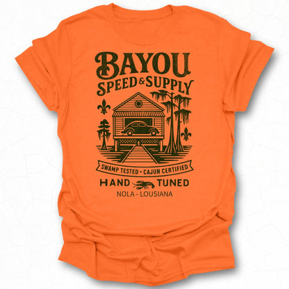 Bayou Speed Supply Hand Tuned NOLA Louisiana T-Shirt