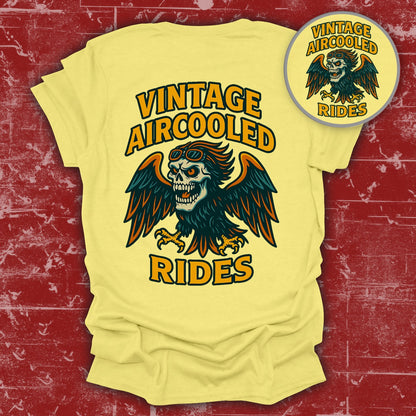 Vintage Aircooled Rides Skull Graphic T-shirt product