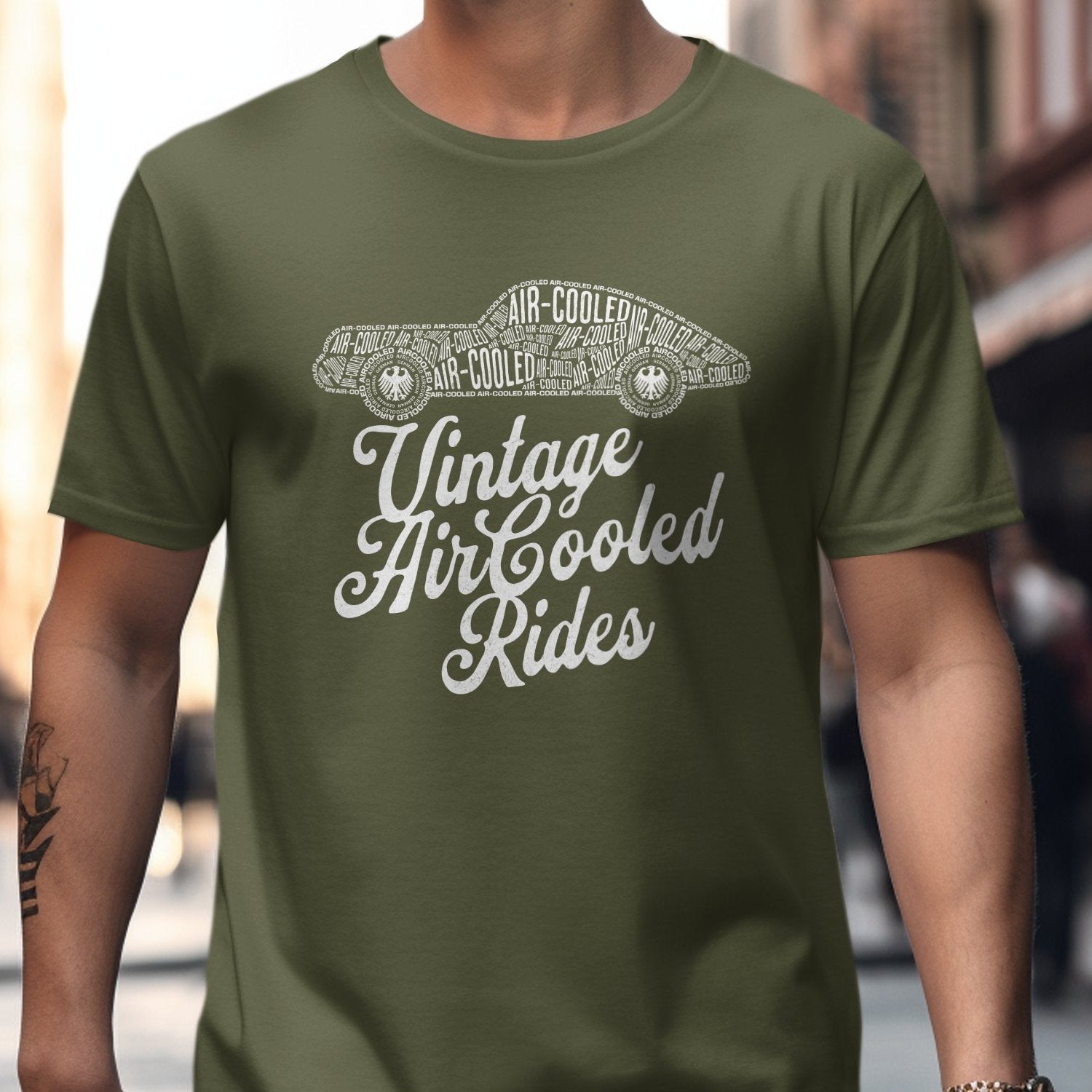 Vintage Air Cooled Rides Graphic T-Shirt product