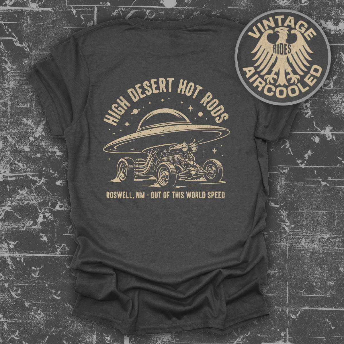 High Desert Hot Rods Roswell NM Vintage Design Shirt
