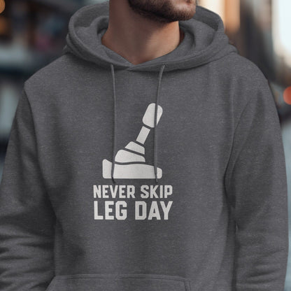 Never Skip Leg Day Workout Hoodie Product