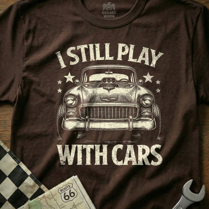 Vintage Car Enthusiast Graphic Tee Shirt