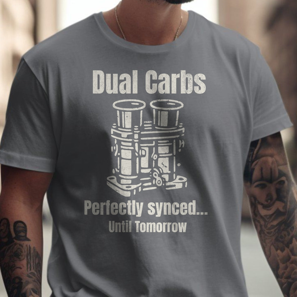 Dual Carbs Perfectly Synced Until Tomorrow T-shirt product