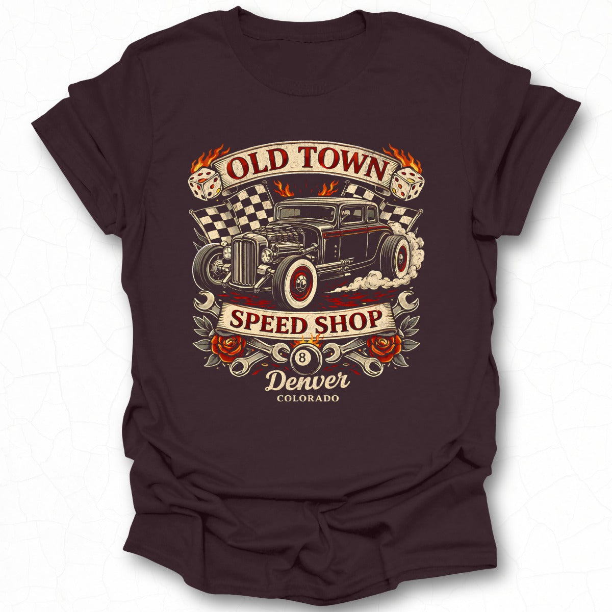 Old Town Speed Shop Denver Colorado T-Shirt
